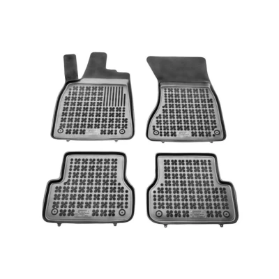 Image de REZAW PLAST 200314 Ensemble de tapis sol Caoutchouc Avant et arrière 4 noir Sur mesure AUDI: A7 Sportback, A6 C7