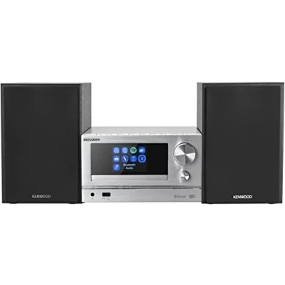Image de Kenwood M 7000S S Micro chaîne Couleur Argent avec Bluetooth, USB, CD et Radio Dab + FM