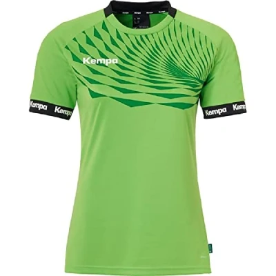 Image de Kempa Femme Wave 26 Women Tee Shirt De Sport À Manches Courtes Vetement Fonctionnel Handball Gym Jogging Running Maillot, Vert Espoir/Lagon, S EU
