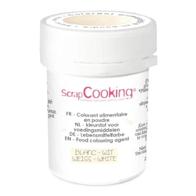 Image de Scrapcooking Colorant Artificiel en Poudre Blanc 5 g, 4046, 5.50 x 4