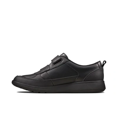 Image de CLARKS Scape Flare Y Chaussure de Robe d&#039;uniforme, Black Leather, 36 EU Large