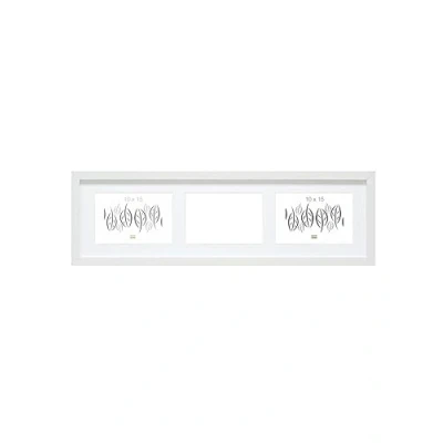 Image de Deknudt Frames S66KC6 Cadre Photo pour 3 Photos Horizontal Blanc 10 x 15 cm