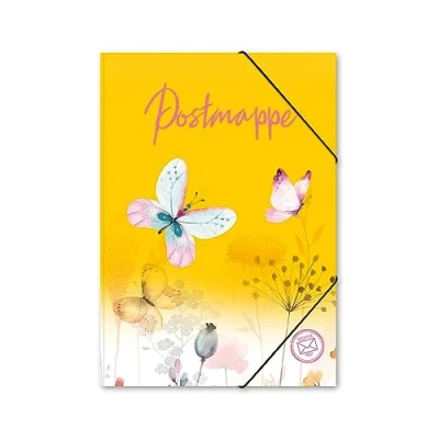 Image de itenga Chemise à élastique avec motif DIN A4 fermeture rabat d&#039;angle (papillon)