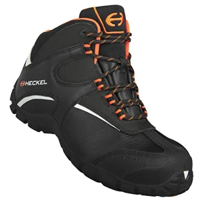 Image de Heckel Basket de Sécurité MacJump 2.0 100% Metal Free Coque Protection Non Métallique Semelle Anti Perforation Résistance à la Chaleur Contact Très Légères et Flexibles,41 EU,Noir Noir