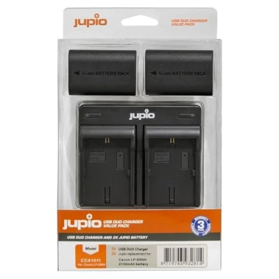 Image de JUPIO Value Pack: 2x LP E6NH + Char