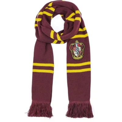 Image de Cinereplicas Harry Potter Echarpe Ultra Douce Edition Deluxe Licence Officielle Maison Gryffondor 250 cm Rouge et Jaune Taille unique