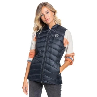 Image de Element Femme Doudoune sans manches légère et déperlante, Polyester, Noir Anthracite, XS