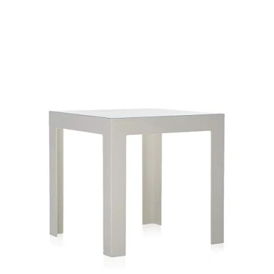 Image de Kartell Jolly, Table Basse, Blanc Brillant Opaques
