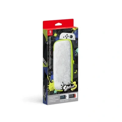 Image de Pochette de transport et protection d&#039;écran Nintendo Switch Modèle OLED Edition Splatoon 3 (SWITCH)