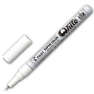 Image de Pilot Super Color Lot de 12 marqueurs pointe extra fine (Blanc) (Import Royaume Uni)