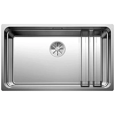 Image de BLANCO ETAGON 700 IF Évier de Cuisine en Inox pour Meubles Bas 80 cm Large Avec Fond Plat Finition Satinée 524272