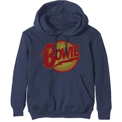 Image de Felpa # XL Unisex Blue Vintage Diamond Dogs Logo [Import]
