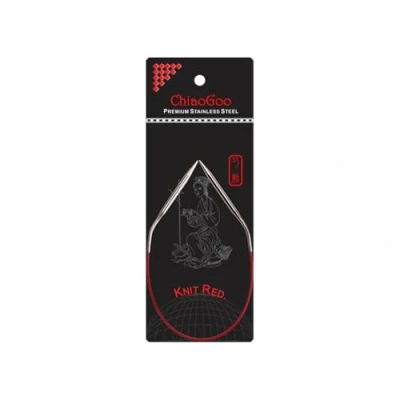 Image de Chiaogoo Knit Red (30 cm, 1,50 mm) aiguille circulaire 1 unité