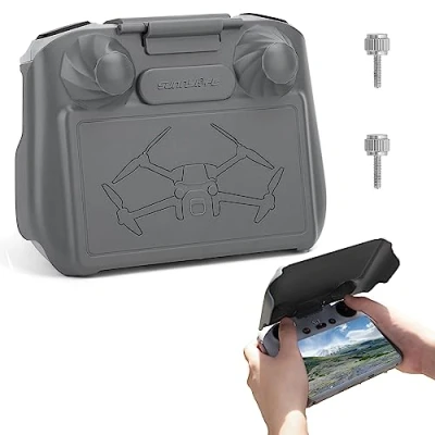 Image de MotuTech 2 en 1 Protection et Pare Soleil d&#039;écran pour DJI RC/RC Pro Télécommande Radiocommande Mavic 3 Mini Anti Rayure (Gris RC)