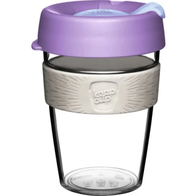 Image de KeepCup Tasse à café originale en plastique léger réutilisable avec couvercle anti éclaboussures 340 ml Moonshine