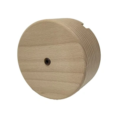 Image de Boîte de dérivation en bois ø100 mm. 3 sorties