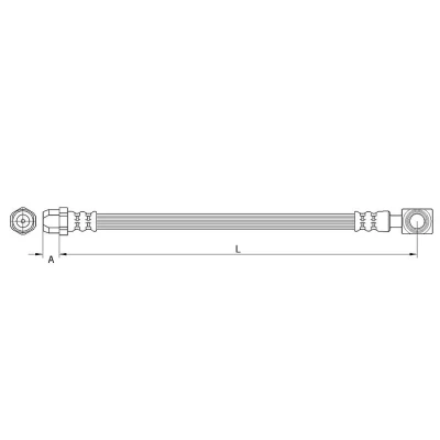 Image de METZGER 4111437 Flexible De Frein 434 Banjo MINI: 3/5 portes