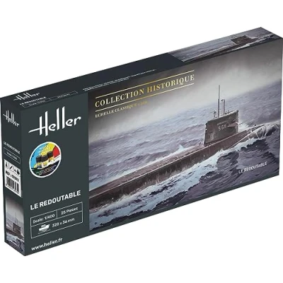 Image de heller Maquette sous Marin : Collection Historique Starter Kit U Boot S/M Redoutable