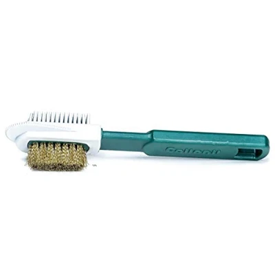 Image de Brosse Daim Nubuck en Laiton et Caoutchouc