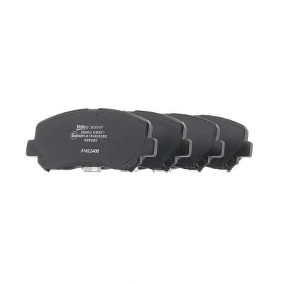 Image de VALEO 302149 Jeu de plaquettes frein FIRST Essieu avant contact signal d&#039;usure exclu avec tôle anti bruit MAZDA: CX 7, 5 II, 9
