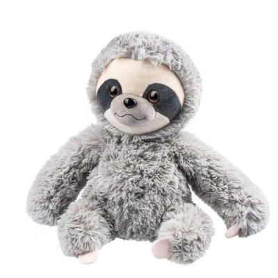 Image de FANCY Jouet en Peluche Paresseux 27 cm Gris Doudou Animaux Mignonne Saint Valentin Cadeau Fille Garçon Homme Femme