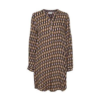 Image de Kaffe Kamarana Robe de jour, Femme, Taille: 34, Candy pink/thrush braid print