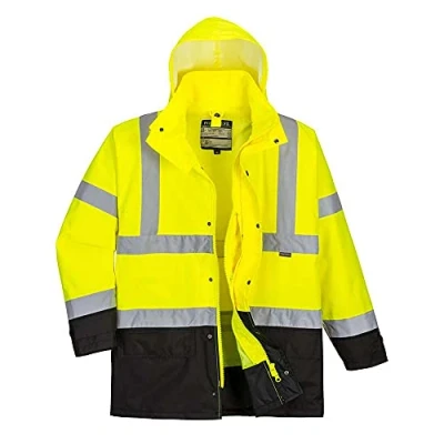 Image de Portwest S768 Parka Bicolore Executive 5 en 1 Jaune/Noir, 4XL