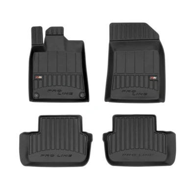 Image de FROGUM 3D407497 Ensemble de tapis sol Caoutchouc avant et arrière 4 noir PEUGEOT: 407 Berline, SW