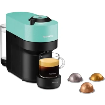 Image de Machine à Café Nespresso Krups Vertuo POP Vert Cafetière Capsules YY4887FD