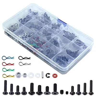 Image de Kit de vis RC Outil réparation avec plateau à magnétique Jeu fixations pour Traxxas Tamiya Axial Redcat HPI SCX10 Losi 1/8 1/10 Scale Cars Crawler Parts