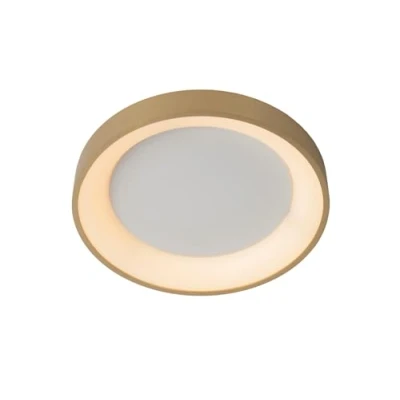 Image de Lucide VIDAL Plafonnier Ø 28 cm LED Dim. 1x21W 2700K Or Mat/Laiton