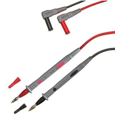 Image de Peak Tech 1 Paire Flexible Multimètre de cordons mesure 120 cm, sécurité Test Kit câble, 1000 V AC/DC, 10 A, Cat III/IV, 1, TKS Lot 4