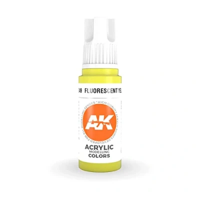 Image de AK Interactive 3rd Gen Acrylic Fluorescent Yellow 17ml