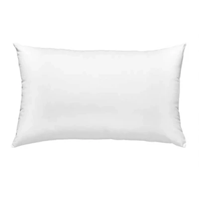 Image de sleepling 197137 Oreiller en Plumes 100% Coton Coussin pour canapé Lavable à 60 C Certifié Ökotex 100 et Downpass Fabriqué UE 40 x cm, Blanc