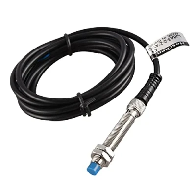 Image de Heschen Commutateur de capteur proximité inductif M8, LJ8A3 2 Z/BY G, détecteur mm, 10 30 VDC 200 mA, PNP normalement ouvert (NO), 3 fils