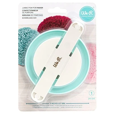 Image de We R Memory Keepers Jumbo Pom Maker Outil, Multi, Taille Unique, Papier, Multicolore