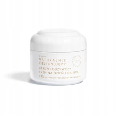 Image de Crème visage nourrissante double action Ziaja, 50 ml Solution complète de soin naturel jour et nuit