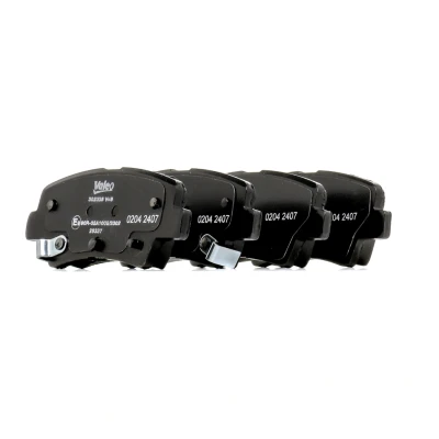 Image de VALEO 302335 Jeu de plaquettes frein Essieu arrière contact signal d&#039;usure inclus avec tôle anti bruit KIA: XCeed, Picanto III, CARENS 4