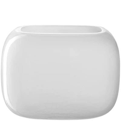 Image de LEONARDO HOME MILANO 041655 Vase en verre Blanc 27 cm