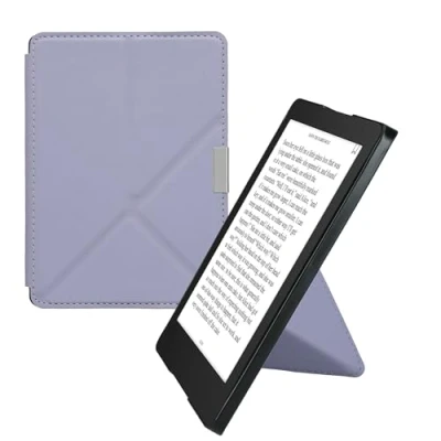 Image de kwmobile Étui Compatible avec Kobo Aura Edition 2 Coque à Rabat magnétique Tablette eReader Similicuir Lavande