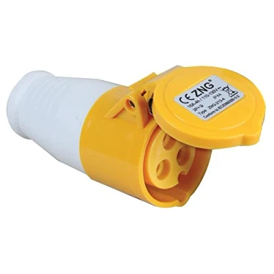 Image de 16 A, 110 V, prise CEE, 2P+E, jaune, IP44