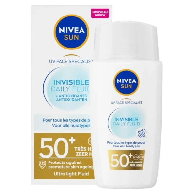 Image de Nivea Sun Face Invisible Daily Fluid Spf 50+