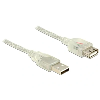 Image de DeLOCK 3m, 2xUSB 2.0 A câble USB Noir Câbles (2xUSB A, 3 m, 2.0, Male connector / Female connector, Noir)