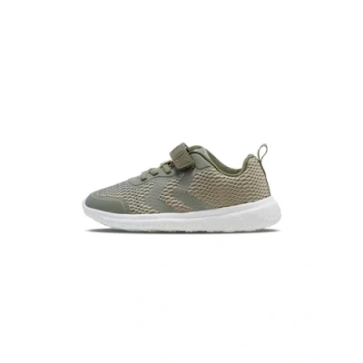 Image de Hummel Actus Recycled JR Baskets basses pour enfants, Taille: 29, Deep lichen green Tissu / matière synthétique