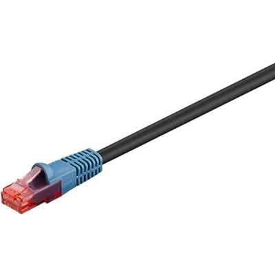Image de Goobay CAT 6 U/UTP 15m câble de réseau Noir Cat6 (UTP) Neuf