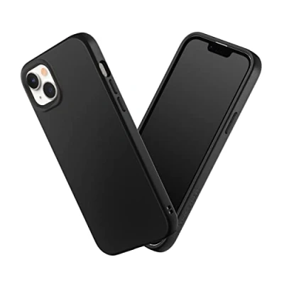 Image de RhinoShield Coque Compatible avec [iPhone 14 Plus] SolidSuit Fine Technologie d&#039;absorption des Chocs et Finition Premium Matte Noir Classic