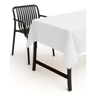 Image de TextilDepot24 Nappe de Table déperlante 110 x cm Blanc