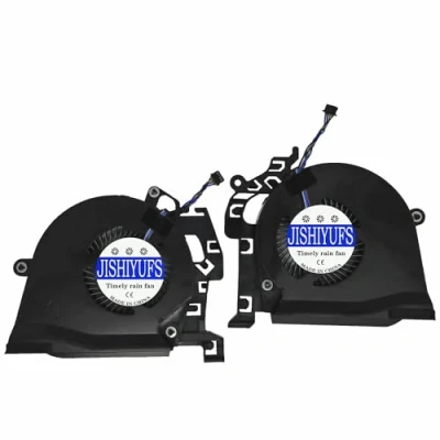 Image de JISHIYUFS Nouveau CPU+GPU Ventilateur de Refroidissement pour HP Studio ZBook 15 G5 G6 Series L30894 001 L30895 L28713 L28712 NS85C01 17J04 17J03 DC5V 0.5A