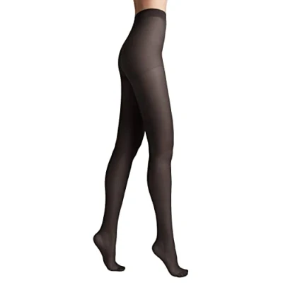 Image de Conte Elegant NUANCE 20 DEN Collants Mat pour Femmes Effet Soie Résistants Noir Taille S