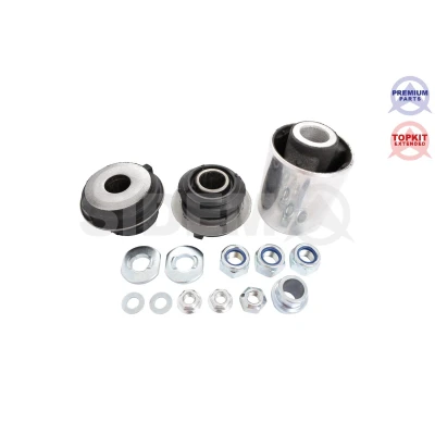 Image de SIDEM 849676 SET Silent Bloc De Triangle Essieu avant inférieur Support métal caoutchouc barre oscillant transversal MERCEDES BENZ: Classe C Berline